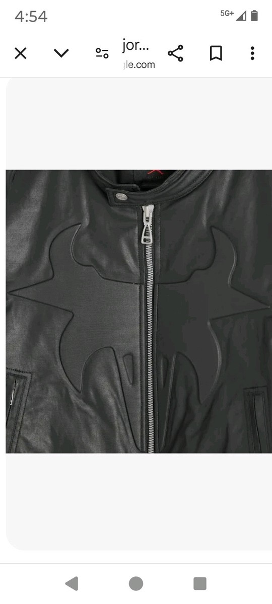 Michael Jordan Travis Scott Cactus Jack Leather Jacket | eBay