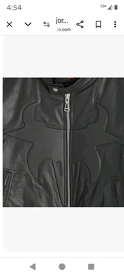 Michael Jordan Travis Scott Cactus Jack Leather Jacket | eBay