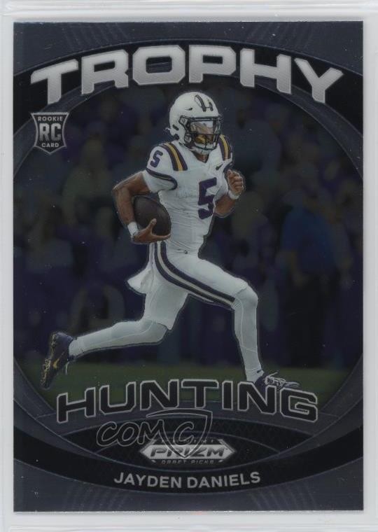 2024 Panini Prizm Draft Picks Trophy Hunting Jayden Daniels #TH-JDS 04xt