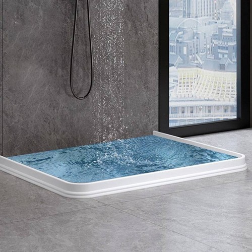 Retaining Strip Bathroom Strip Water Partition For Bathroom Easy Installation - Picture 9 of 32