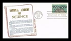 DR JIM STAMPS US COVER NATIONAL ACADEMY OF SCIENCE FIRST DAY ISSUE KHOL KRAFT