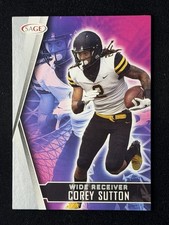 2022 Sage High Series Silver Corey Sutton Appalachian State Rookie Card #169. rookie card picture