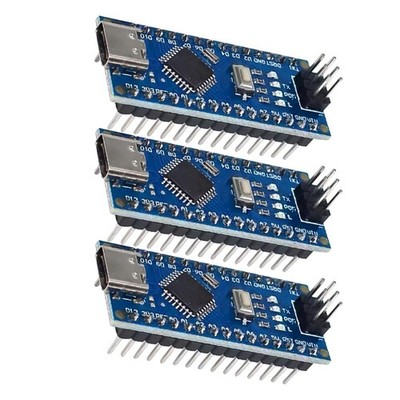 3 Piece Set of For Nano Modules 5V 16MHz Type C Port for Arduino Projects