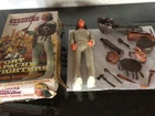 Marx Johnny West Fort Apache Fighters Geronimo w/Box & Accessories, box rough