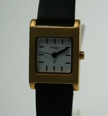 Regent para Quarz Armbanduhr Tank Watch NOS Herren