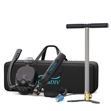 Essential Lung Tank Scuba Tank for Diving, 0.5L Includes a Comfortable Full Face