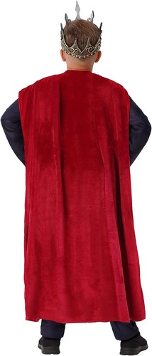 ATOSA Mittelalter-Kostüm Für Jungen (5-6 Jahre) – Rot/schwarz, Mit Umhang, T-Shirt, Hose & Gürtel