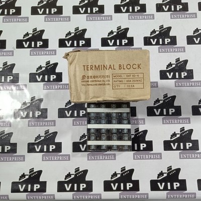 SUNGHO SHT 60-4 TERMINAL BLOCK LOT OF 3 PCS FREE FAST SHIPPING