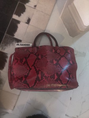 jil Sander snakeskin bag $5800.00