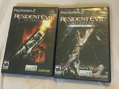 Resident Evil Outbreak + File #2 PS2 Lot Of (2) Games Both CIB With Manuals