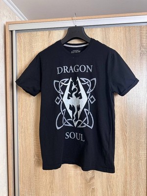 The Elder Scrolls V Skyrim T Shirt Dark Souls Elden Ring Mens Size XL Black Game
