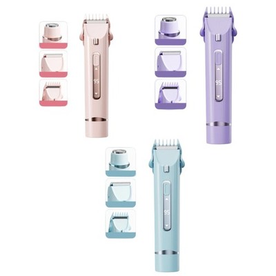 Waterproof Electric Trimmer For Women Intimate Areas Painless Hair Removal