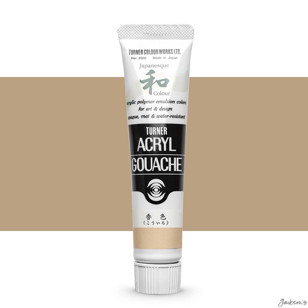 Turner Japanesque Acrylic Gouache Paint 20ml Tube Japanesque Beige 332
