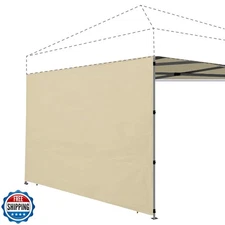 Joramoy Instant Canopy Sidewall 10×10 for Pop Up Tent, Waterproof Sunwall for