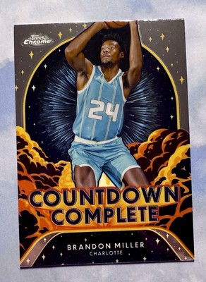 2024-25 Topps Chrome Brandon Miller Countdown Complete CC-5 