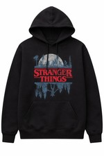 Stranger Things Classic Logo Hoodie   Unisex Winter Pullover Sweatshirt