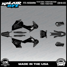 Graphics Kit for Husqvarna TC FC TX FX models (2019-2022) Ace-SMOKE