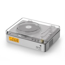 CD Player Portable with HiFi Speakers, Bluetooth Transmitter Receiver, Retr...
