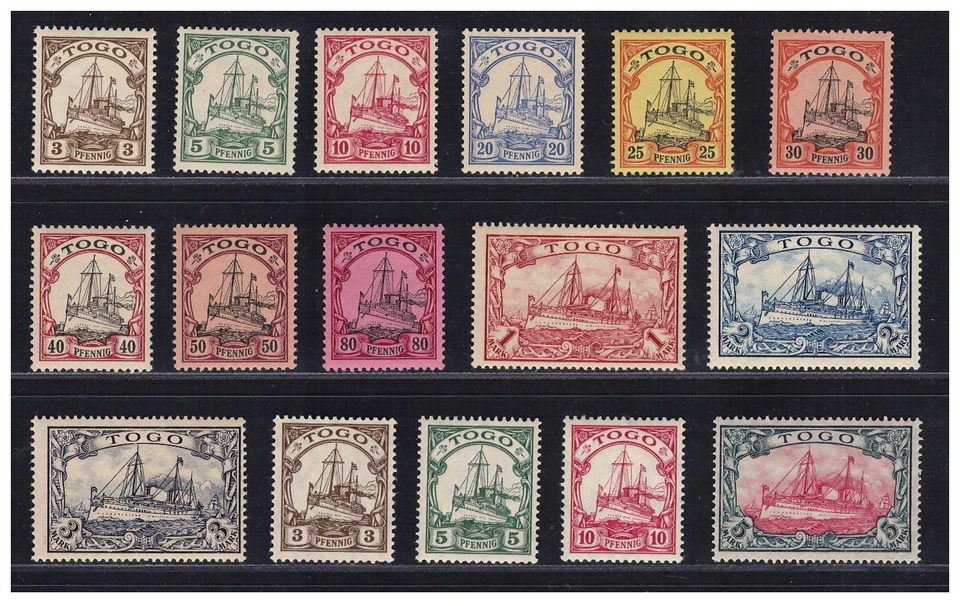 Togo Einzelwerte aus Minr. 7 - 23  ** postfrisch (mnh) - Bild 1 von 1