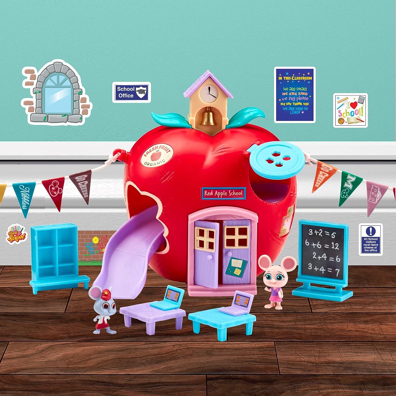 Параметры персонажа 07393 Мышка Милли Френдс в школе Красное яблоко, Колорадо