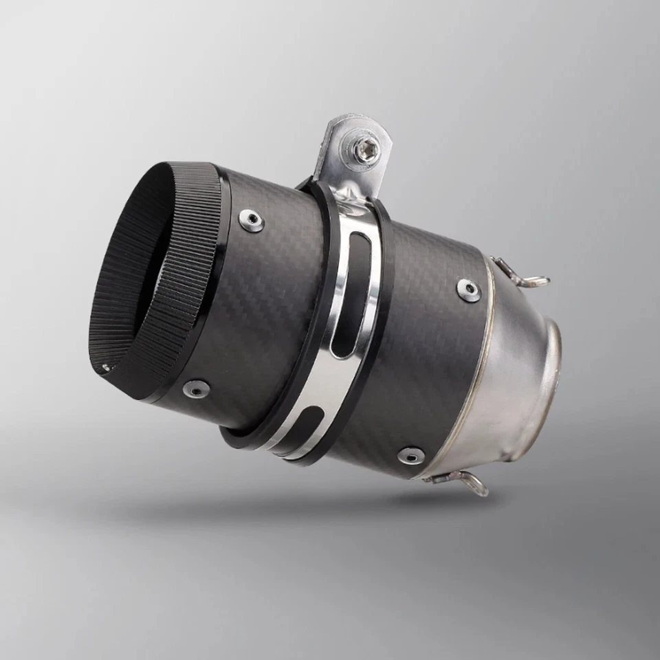 51mm/2" Slip-on Motorcycle Exhaust Rear End Muffler Tail Pipe For Kawasaki Ninja Foto 3 de 4