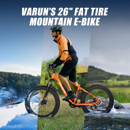 26" Fat Tire E-Bike Peak 750W 48V 13AH Electric Bicycle Mountain Ebike for Adult - Picture 7 of 7