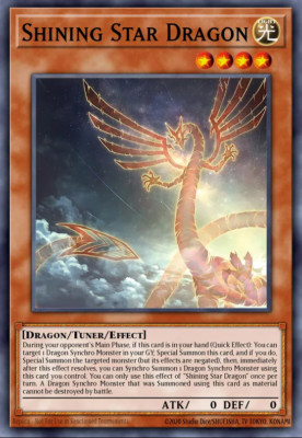 Shining Star Dragon BLTR-EN002 - Secret Rare 1st Ed - NM -
