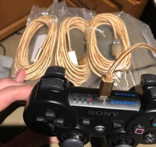 10ft Mini USB Cable Braided Long Type A Male To Mini-B Charger Cord For GoPro