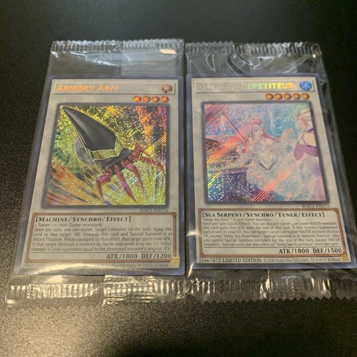 Yugioh Sealed Limited Edition Cards Secret Rare Armory Arm HAC1-EN176 + More