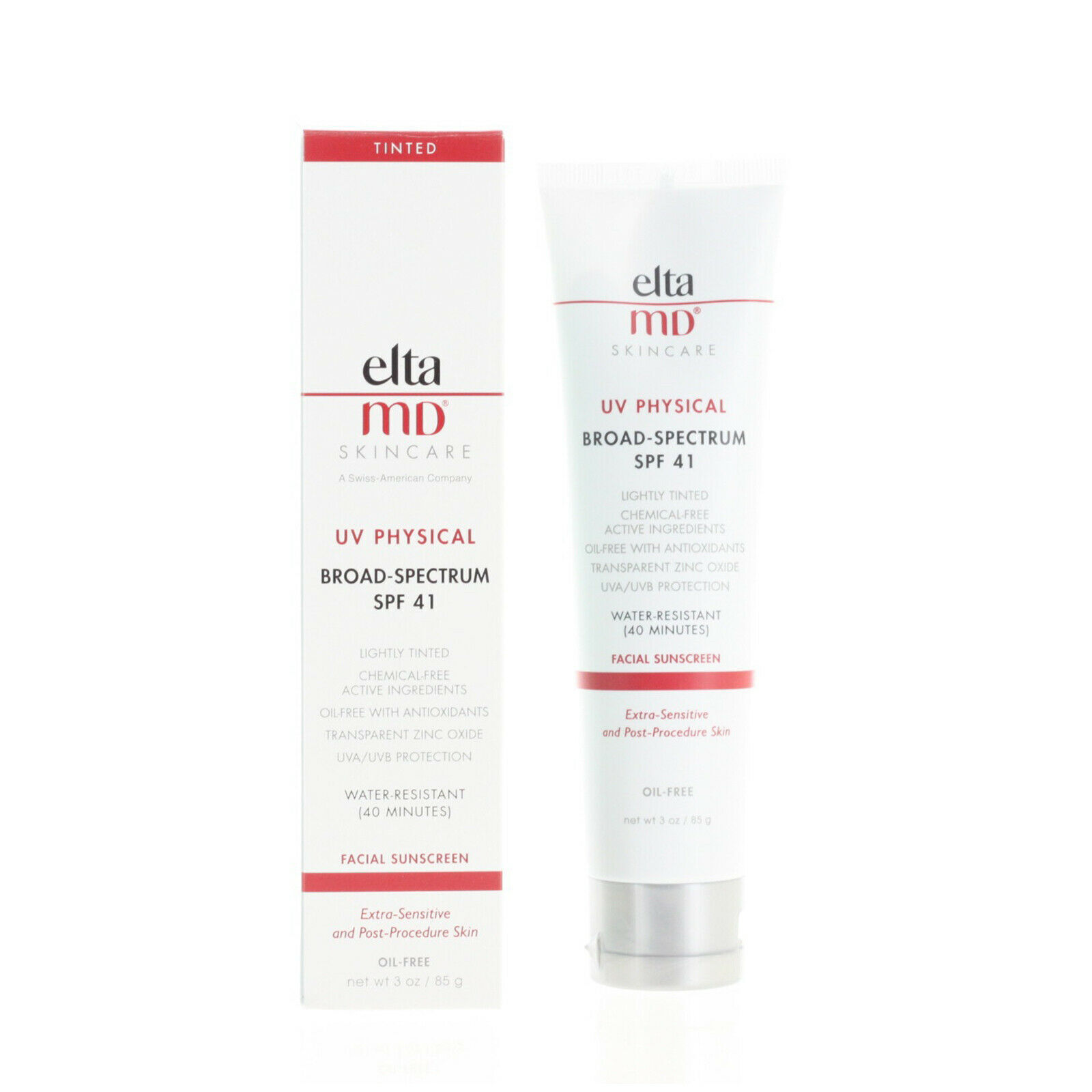 EltaMD UV Physical Broad-Spectrum SPF 41 Facial Sunscreen - 3oz for sale  online | eBay
