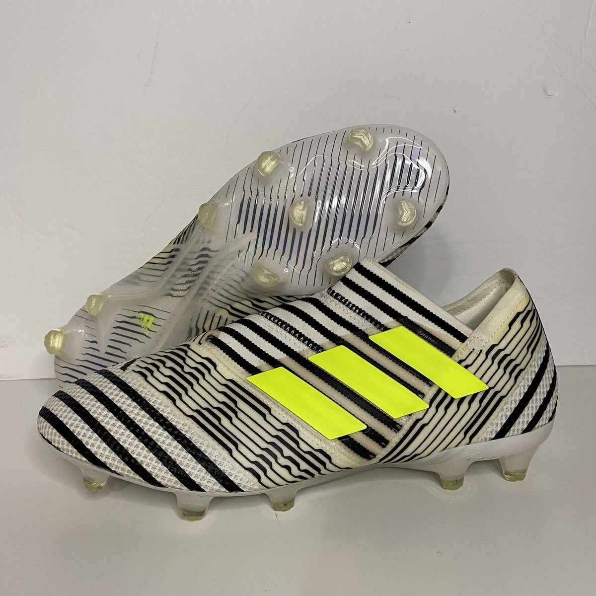 Adidas Nemeziz 17+ 360 Agility FG/AG Zebra Mens Soccer Cleats Sz