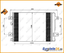 Condenser, Air Conditioning EASY FIT NRF 35947 for Dacia Logan