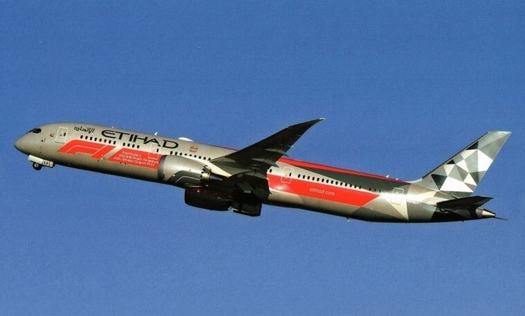 Etihad Airways Boeing 787-9 A6-BLV 