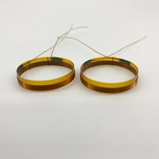 2- 1"/ 25.4mm Tweeter Voice Coils For Speaker Tweeter Repair 8  90 Degree Wired