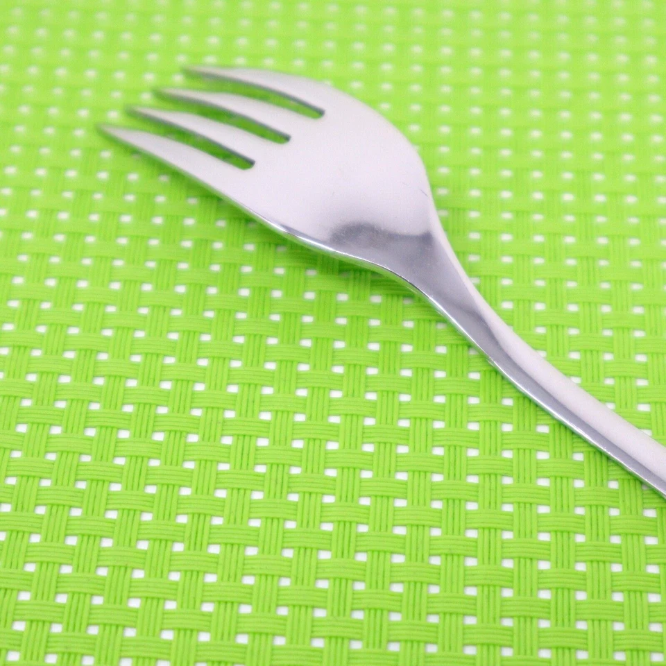 Штамп INOX 18/10 из нержавеющей стали для столовых приборов салата вилка длина 7 дюймов глянцевый лев сзади трудно найти - Изображение 4 из 4