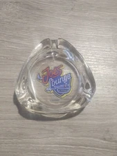 Camel Cigarettes Joe's Lounge Glass Ashtray Vintage 1992 Triangle 3.5"