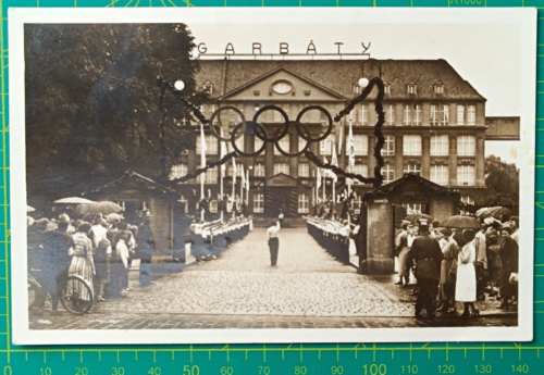 Germany Photo Postcard 1936, Berlin Olympiade, Personal invitation, RARE, used