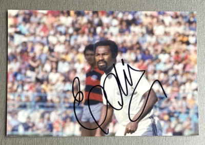 JONAS E. A. EDU Weltmeister 1970 Brasilien original Foto 10x15 Autogramm