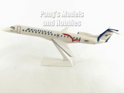 Embraer ERJ145 RJ-145 RJ145 ERJ-145 Regional Airlines 1/100 Scale Model