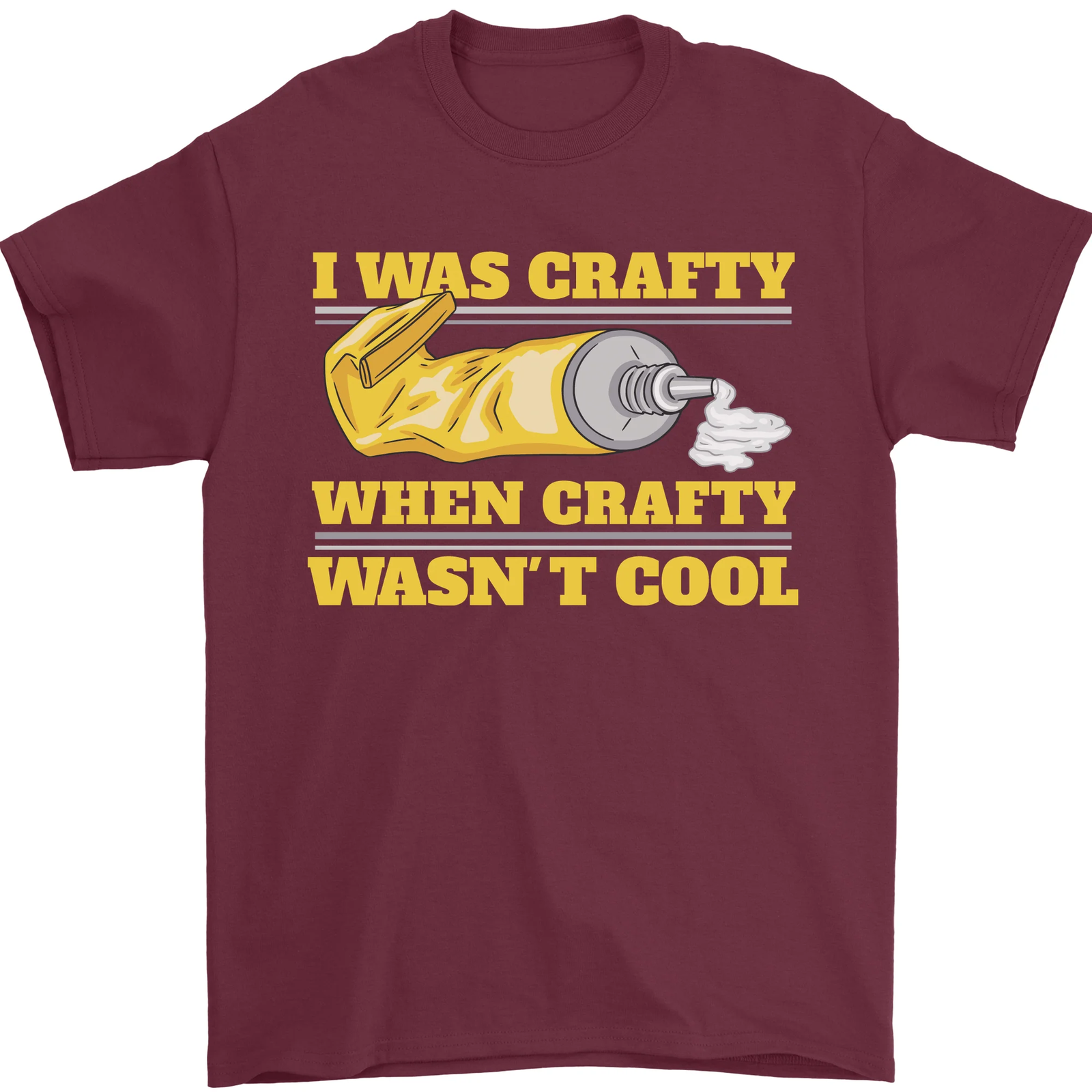 Arts and Crafts Funny Crafty Artist Art Mens T-Shirt 100% Cotton