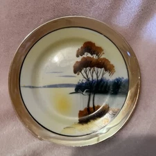 Vintage Listers are Hand Painted Saucer Made In Japan