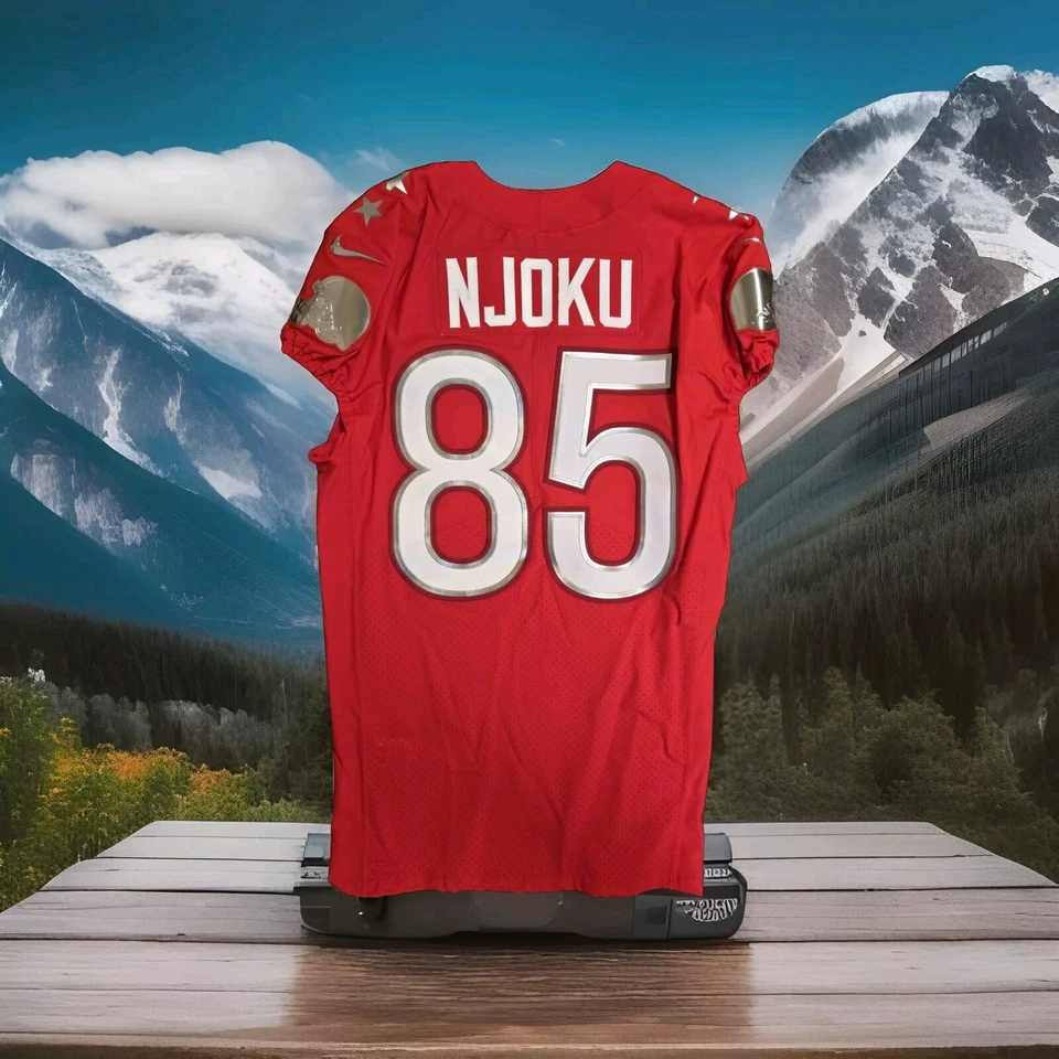 Camiseta deportiva David Njoku emitida por el juego, NFL, Nike, Cleveland Browns, Pro Bowl Foto 2 de 4
