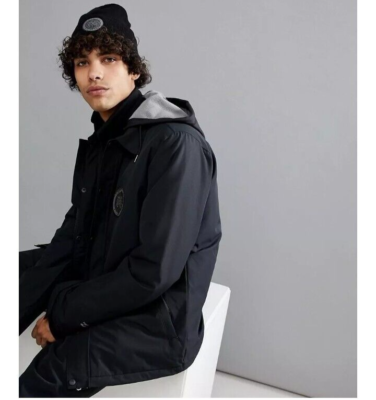 BILLABONG フード付きジャケット new Billabong Velocity Snow Jacket in Black size m z6jm01bif6 | eBay