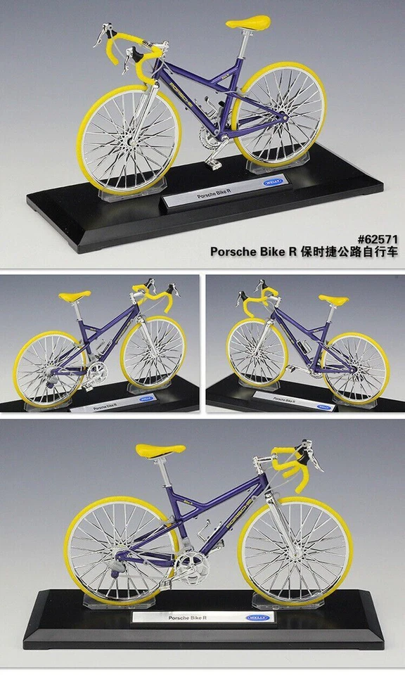 Racing Bike -  Porsche R type - Model -  Moving Parts - 10cm High - Image 4 of 4