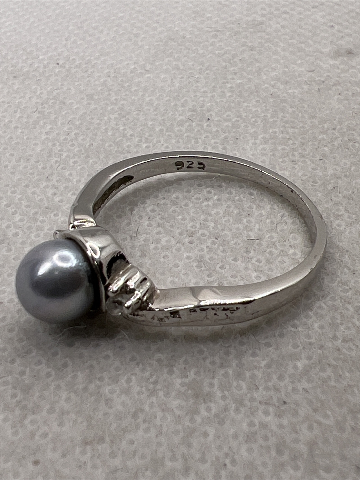 Beautiful Solid 925Sterling Silver Gray Pearl & W… - image 10