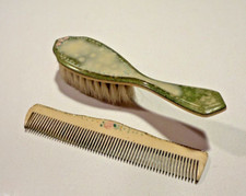 Antique Baby Brush And Comb