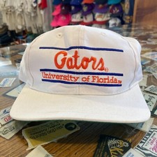 1990s Vintage FLORIDA GATORS Split Bar The Game Baseball Cap Snapback Hat