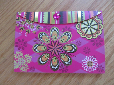 M. Middleton floral self~stick/Post It's removable note folio, various sizes