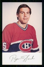 1982-83  MONTREAL CANADIENS POSTCARDS  REJEAN HOULE    20973