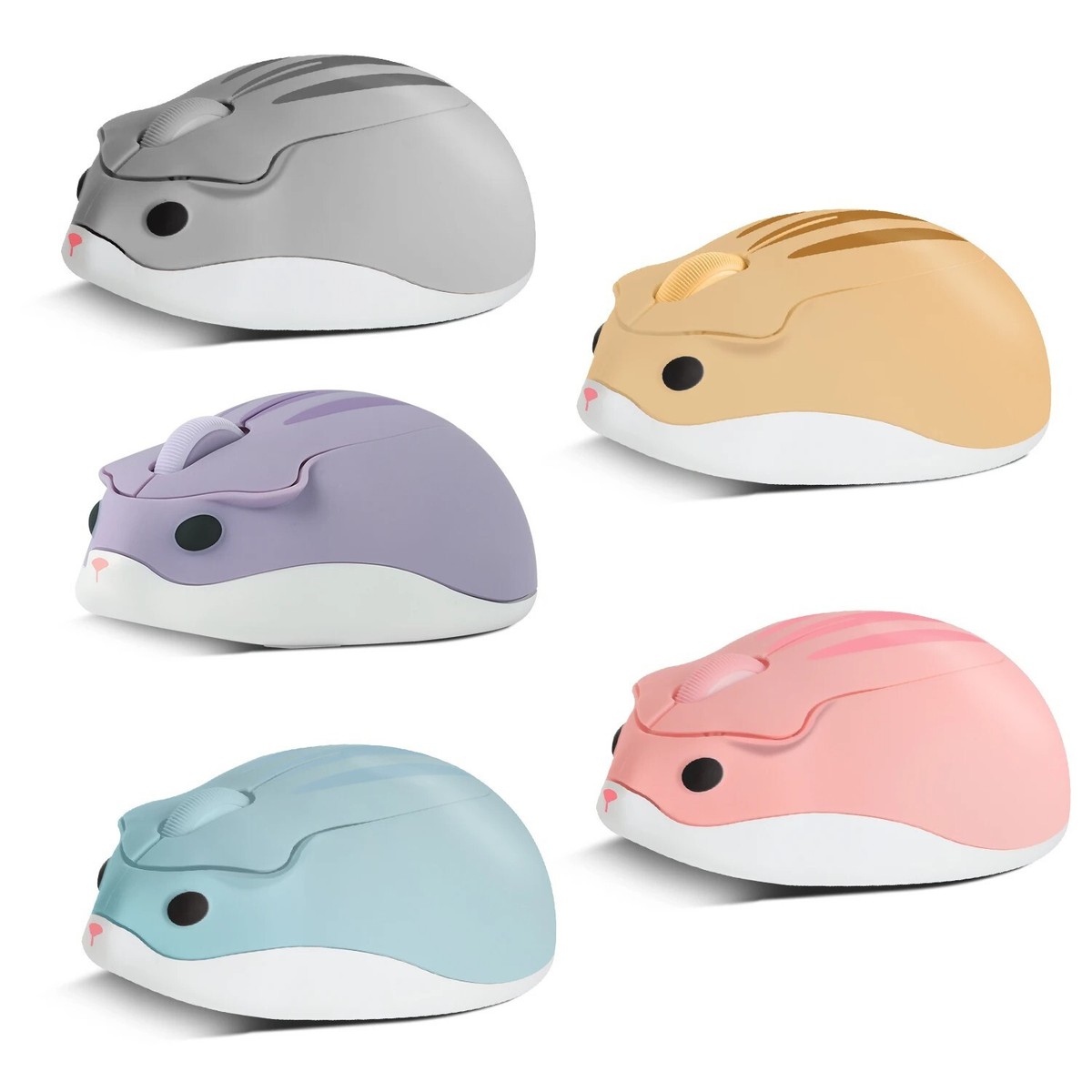 Cute Dog Paw Print Wireless Mouse - 2.4G Nano Receiver For Laptop & Desktop
